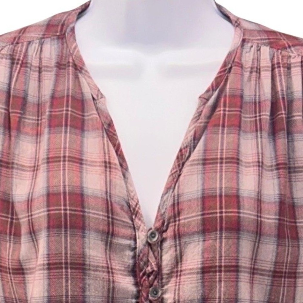 Carbon 2 Cobalt Button Up Top Gray XS - Picture 3 of 14